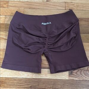 Women's Brown Biker Shorts